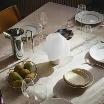 Soft Serve lampada da tavolo portatile - Baccello di vaniglia, 23 cm - Crème Atelier