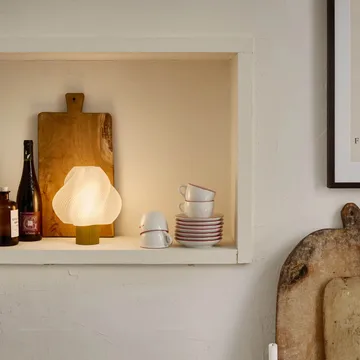 Soft Serve lampada da tavolo portatile - Cloudberry, 23 cm - Crème Atelier