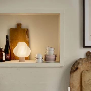 Soft Serve lampada da tavolo portatile - Fragola selvatica, 23 cm - Crème Atelier