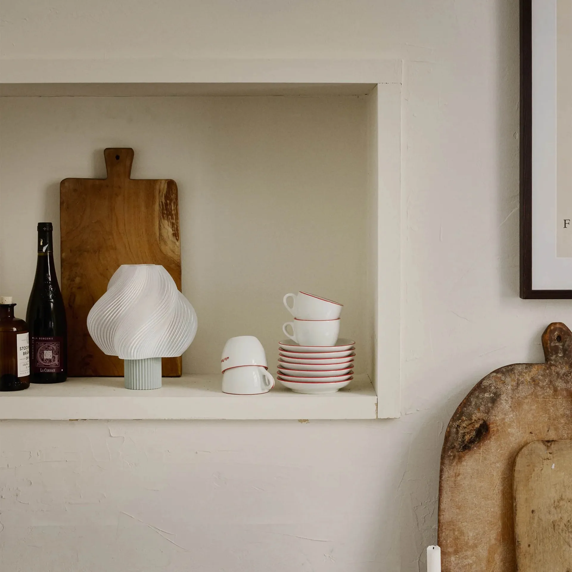 Soft Serve lampada da tavolo portatile, Matcha, 23 cm Crème Atelier