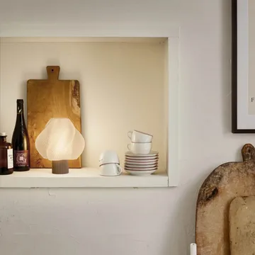 Soft Serve lampada da tavolo portatile - Mocha, 23 cm - Crème Atelier