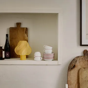 Soft Serve lampada da tavolo portatile - Sorbetto al limoncello, 23 cm - Crème Atelier