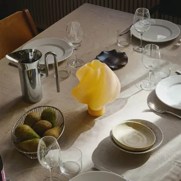 Soft Serve lampada da tavolo portatile - Sorbetto al limoncello, 23 cm - Crème Atelier