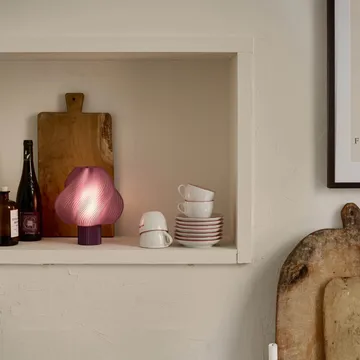 Soft Serve lampada da tavolo portatile - Sorbetto alla lavanda, 23 cm - Crème Atelier