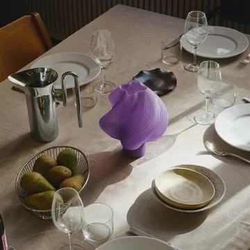 Soft Serve lampada da tavolo portatile - Sorbetto alla lavanda, 23 cm - Crème Atelier