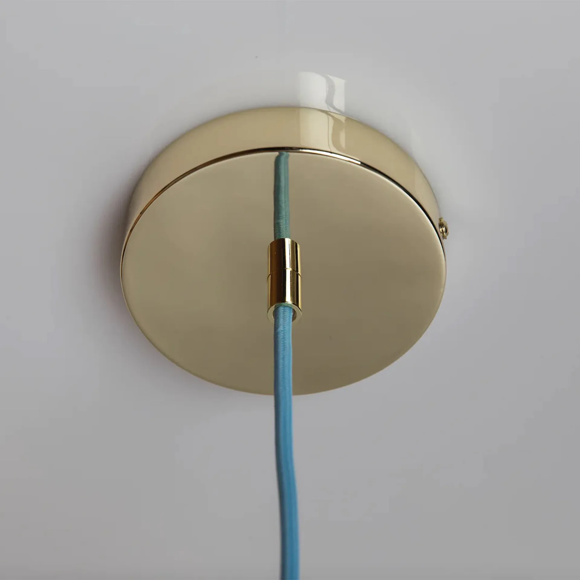 Soft Serve pendente, Blueberry sorbet-brass, 01, 20 cm Crème Atelier