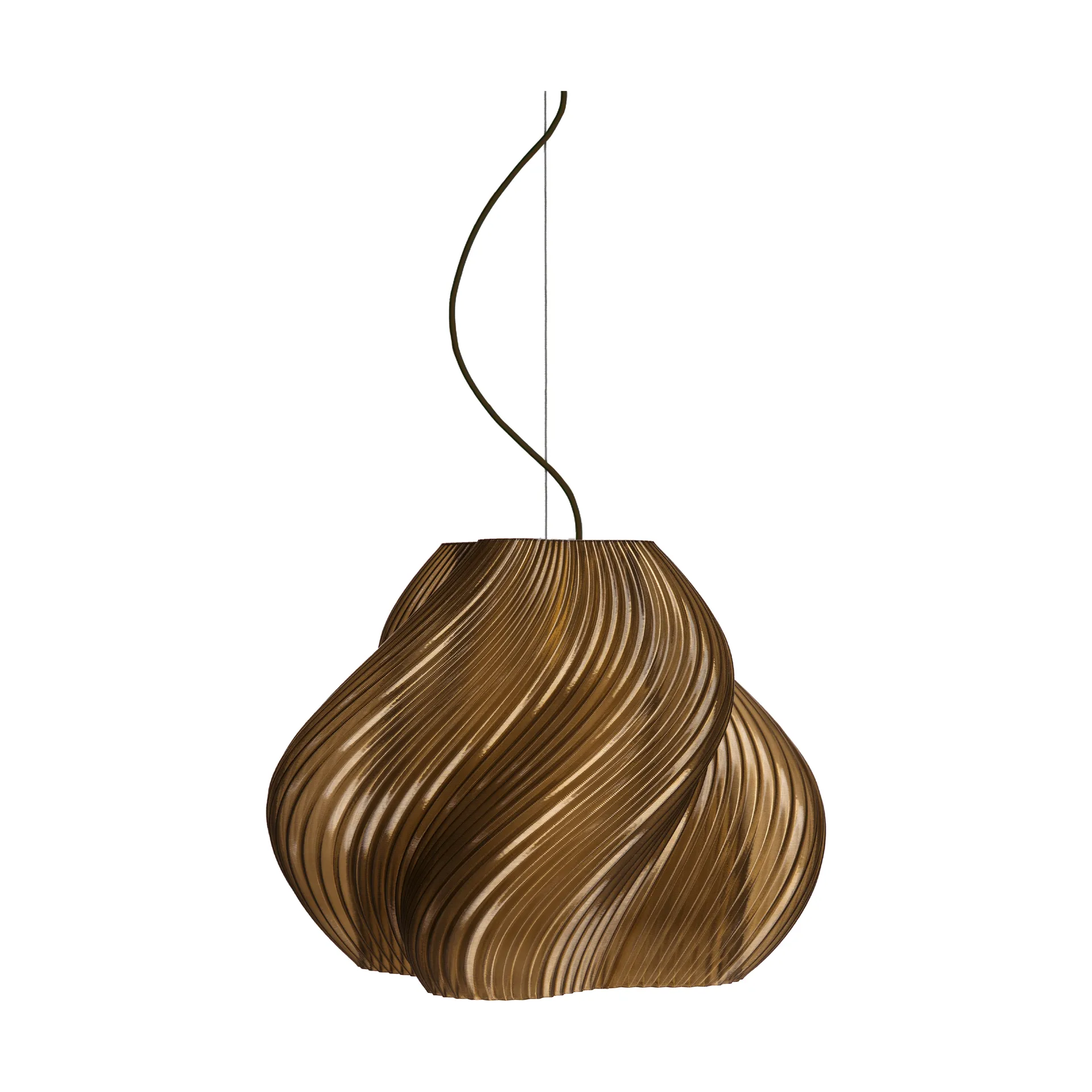 Soft Serve pendente, Caramel-cromo, Mega, 60 cm Crème Atelier