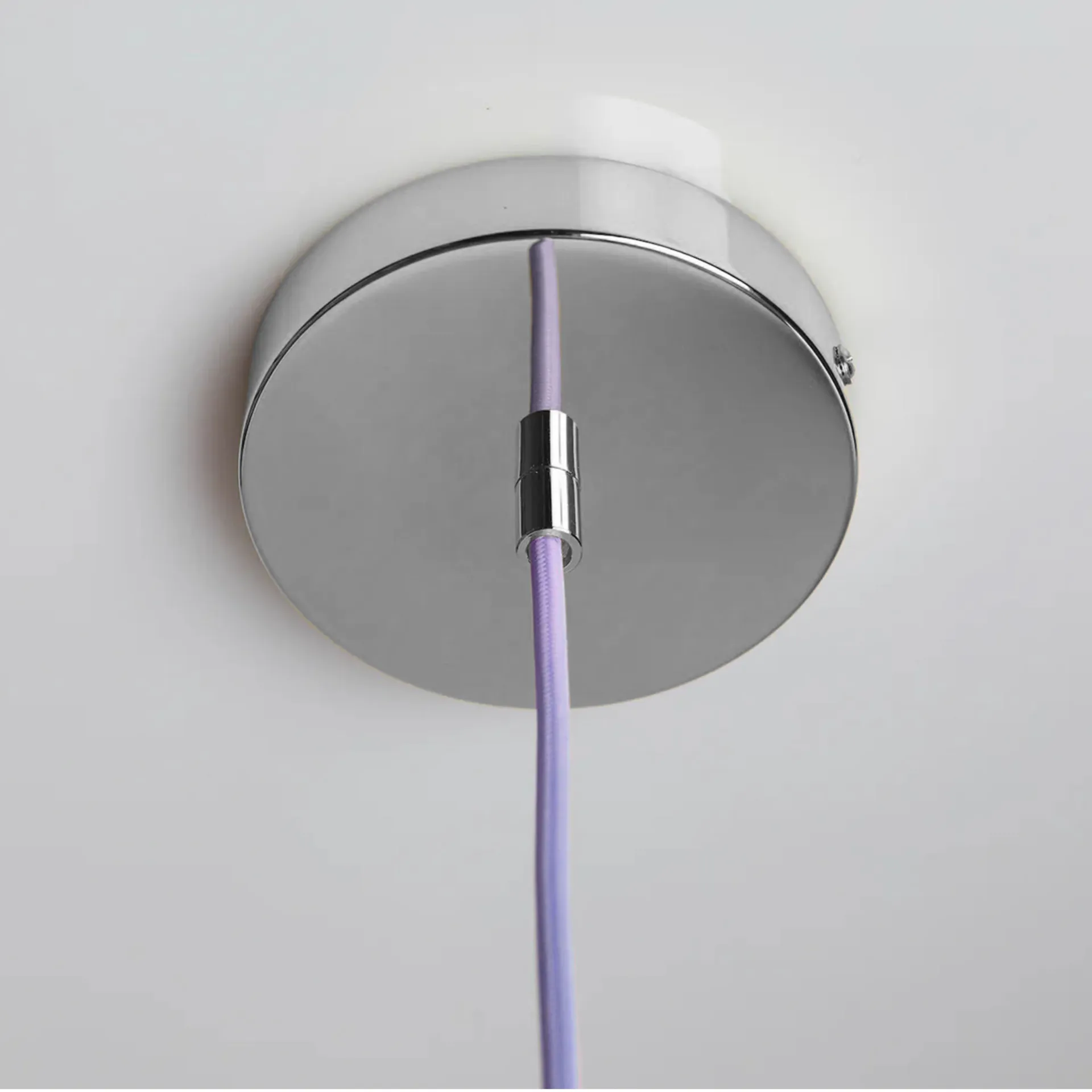 Soft Serve pendente, Lavender sorbet-chrome, 01, 20 cm Crème Atelier