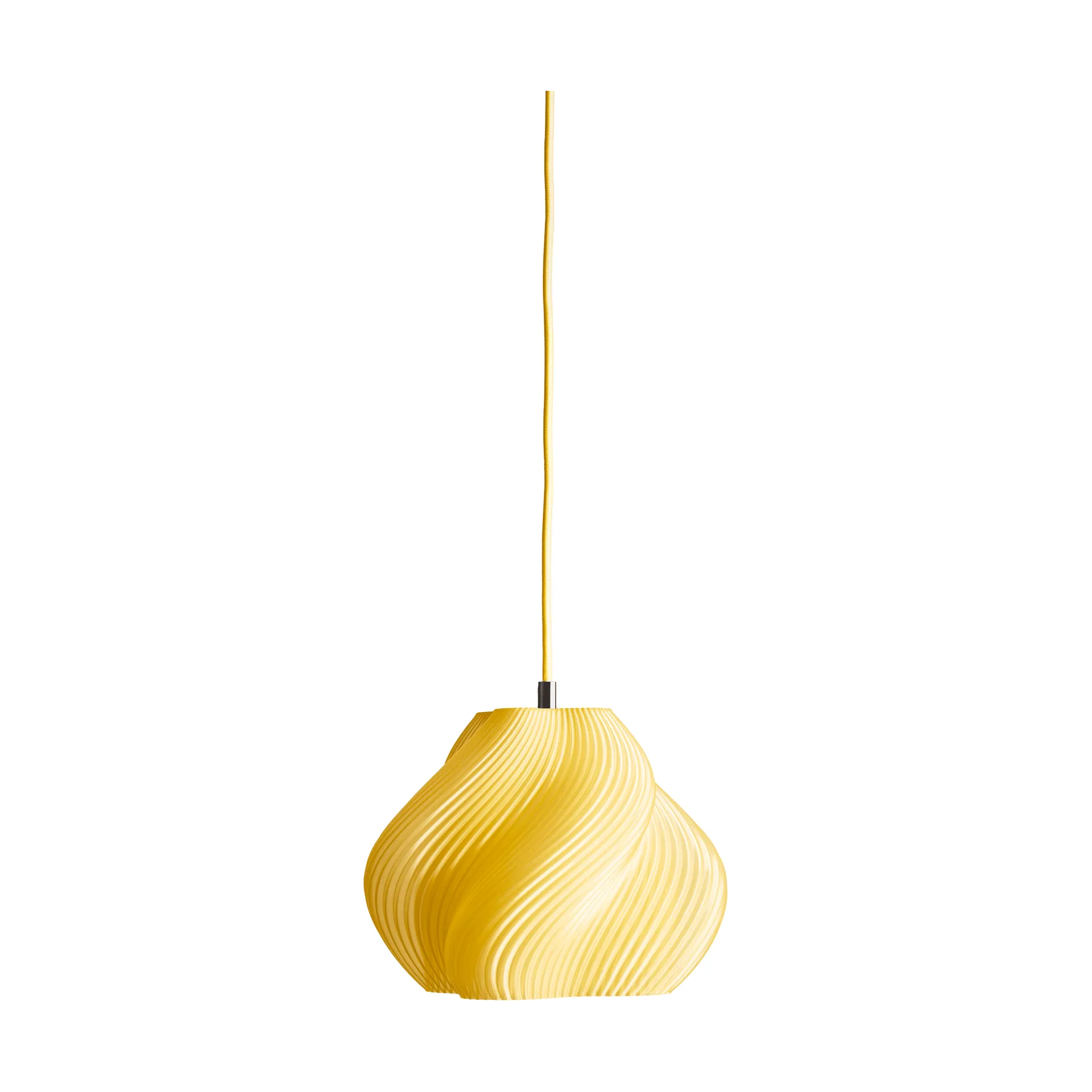 Soft Serve pendente, Limoncello sorbet-chrome, 01, 20 cm Crème Atelier