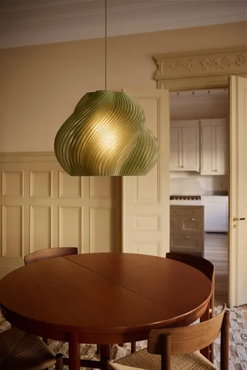 Soft Serve pendente - Olive-cromato, Mega, 60 cm - Crème Atelier