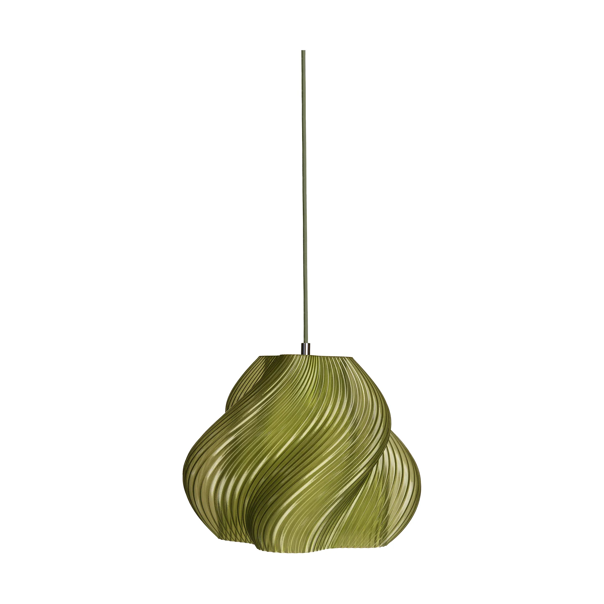 Soft Serve pendente, Olive-cromo, 02, 25 cm Crème Atelier