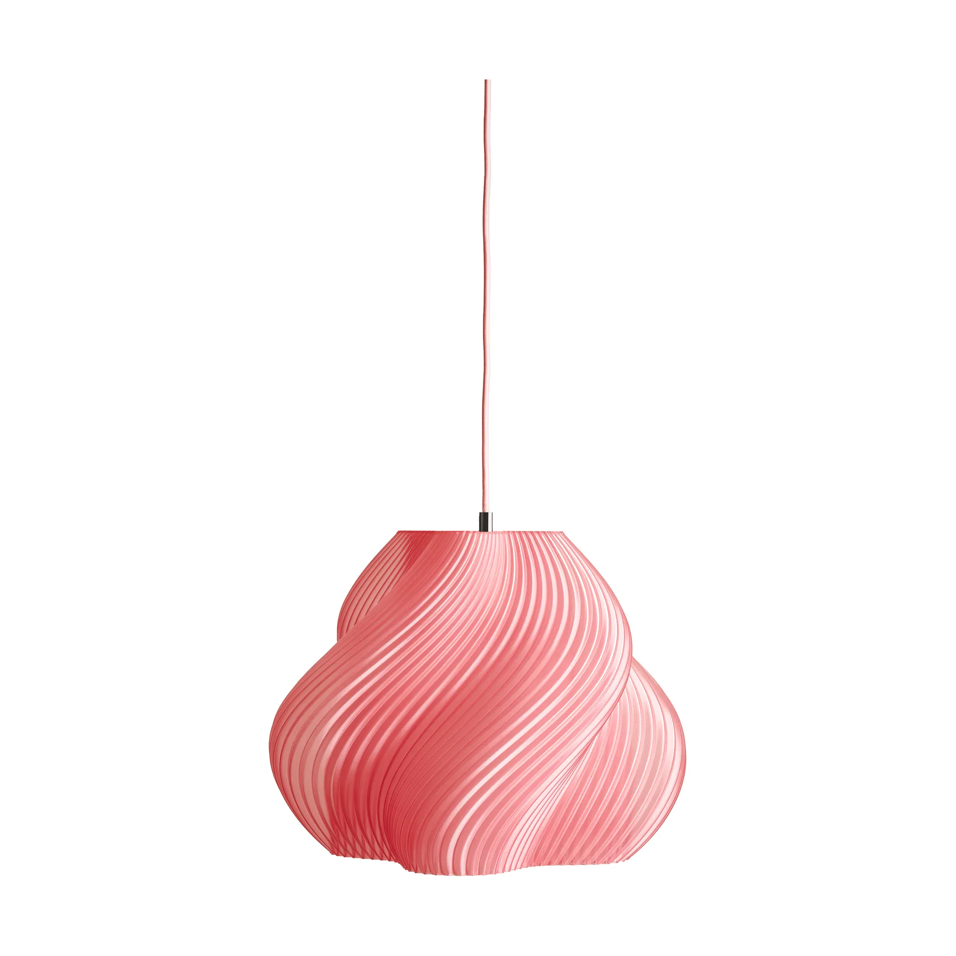 Soft Serve pendente, Peach sorbet-chrome, 03, 30 cm Crème Atelier