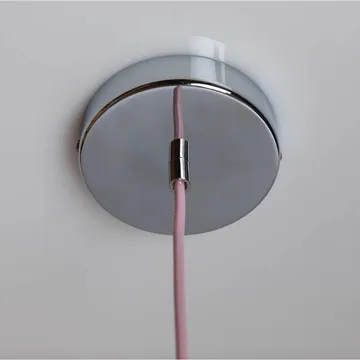 Soft Serve pendente - Rose sorbet-cromo, 01, 20 cm - Crème Atelier