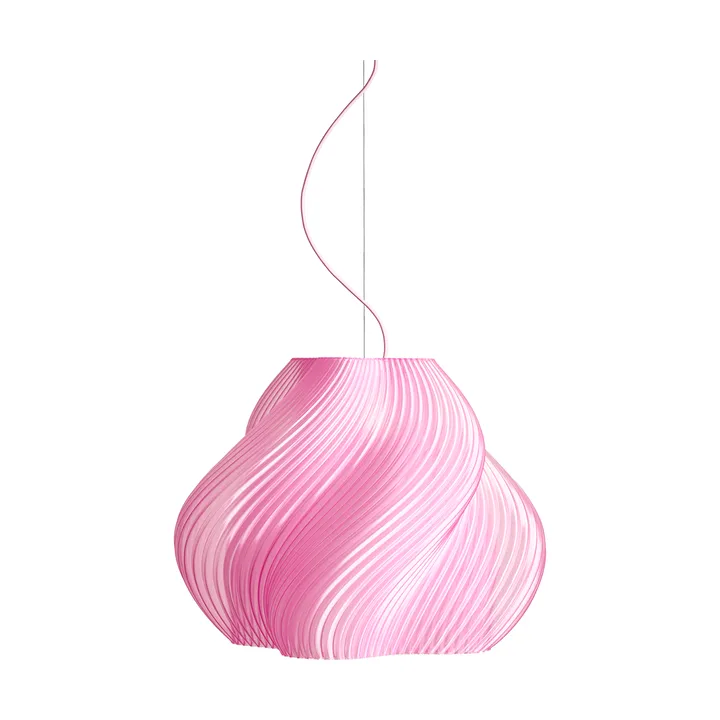 Soft Serve pendente - Rose sorbet-cromo, Mega, 60 cm - Crème Atelier
