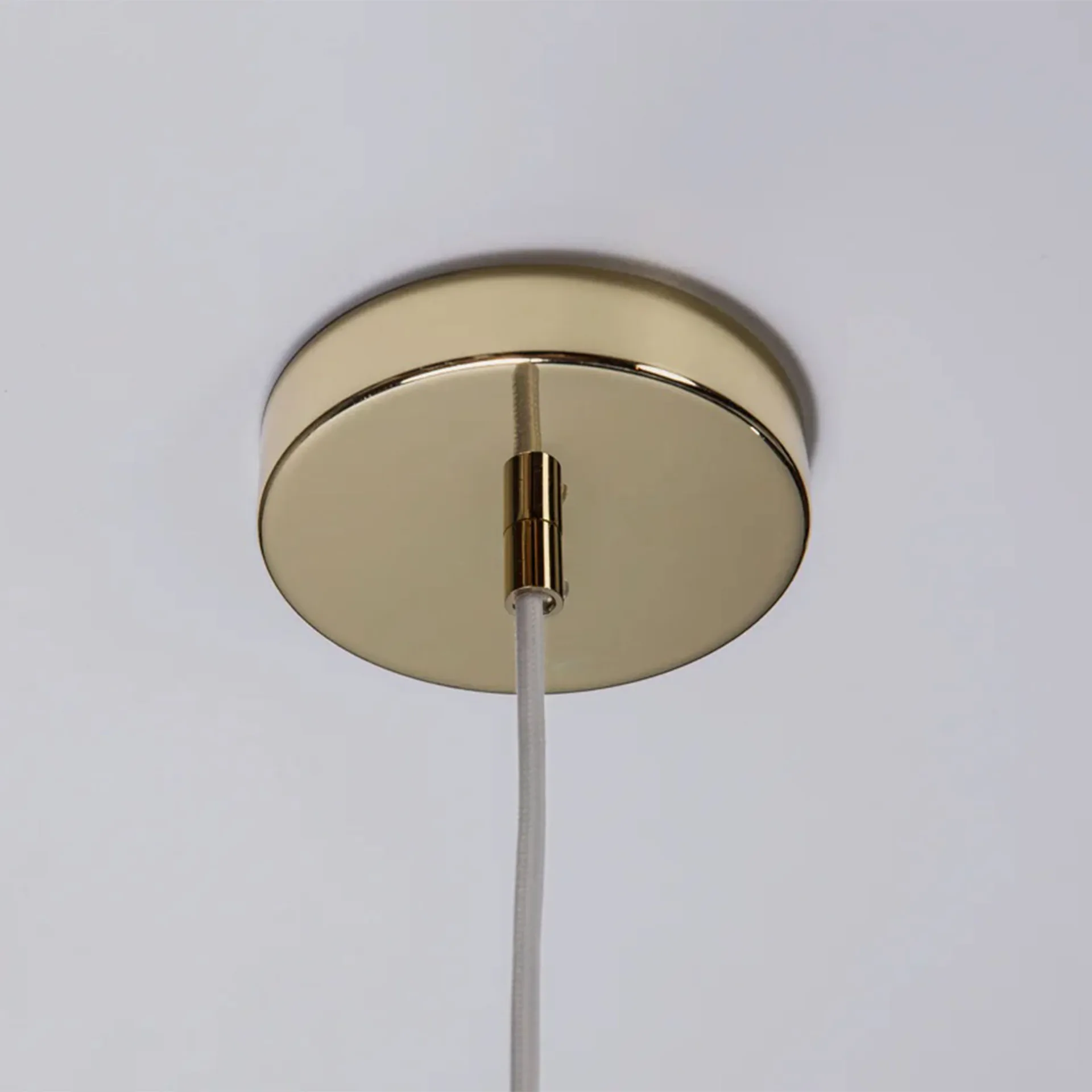 Soft Serve pendente, White-brass, 01, 20 cm Crème Atelier