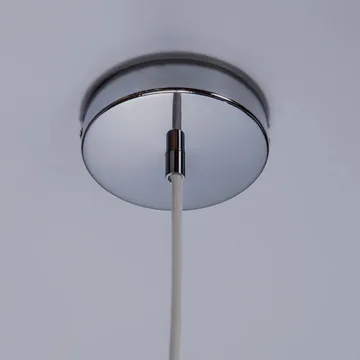 Soft Serve pendente - White-chrome, 02, 25 cm - Crème Atelier