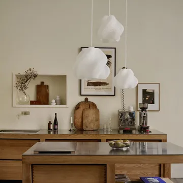 Soft Serve pendente - White-cromo, 01, 20 cm - Crème Atelier