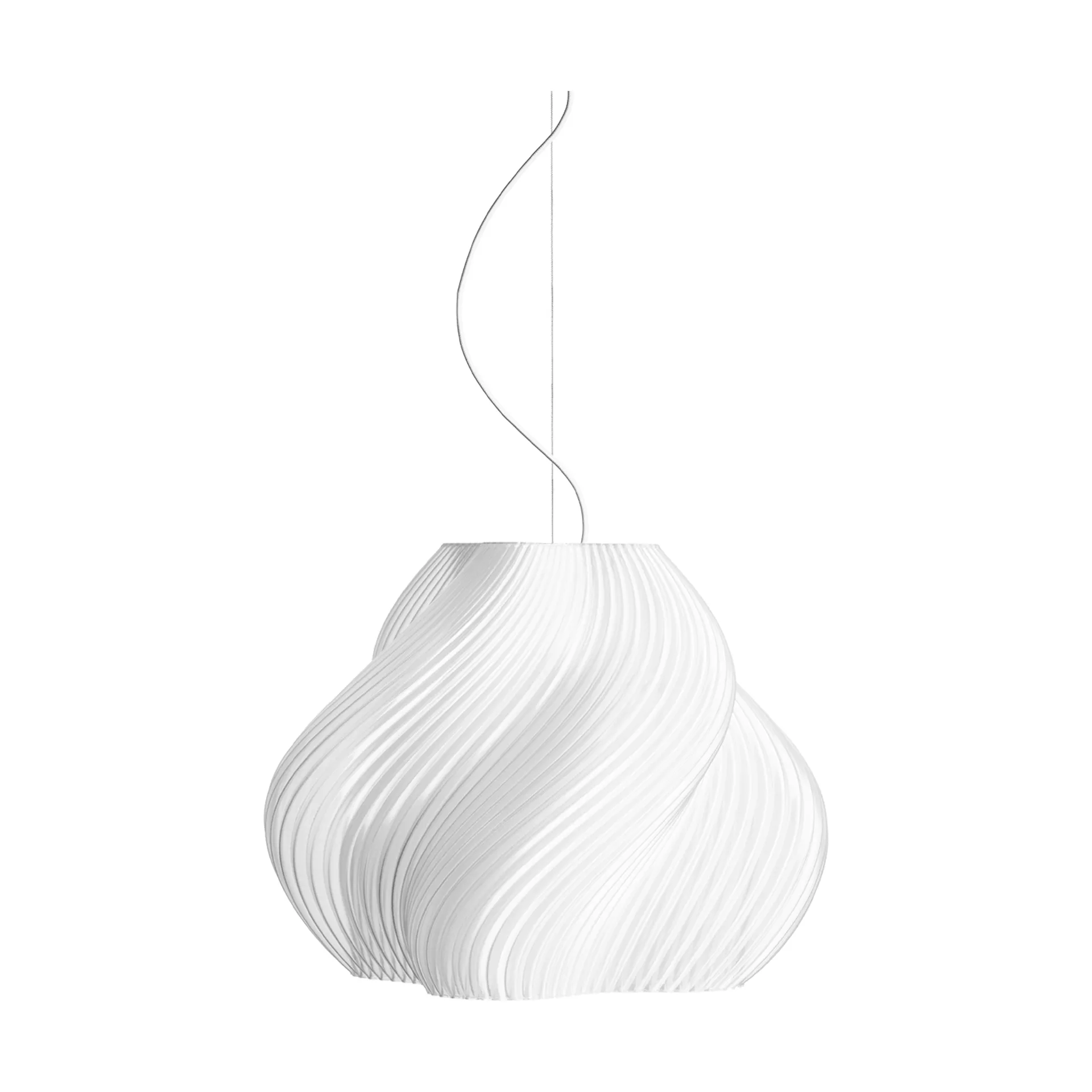 Soft Serve pendente, White-cromo, Mega, 60 cm Crème Atelier