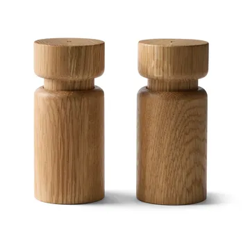 Helsinki set macinapepe e saliera - Oak, mini, 2 pezzi - Crushgrind