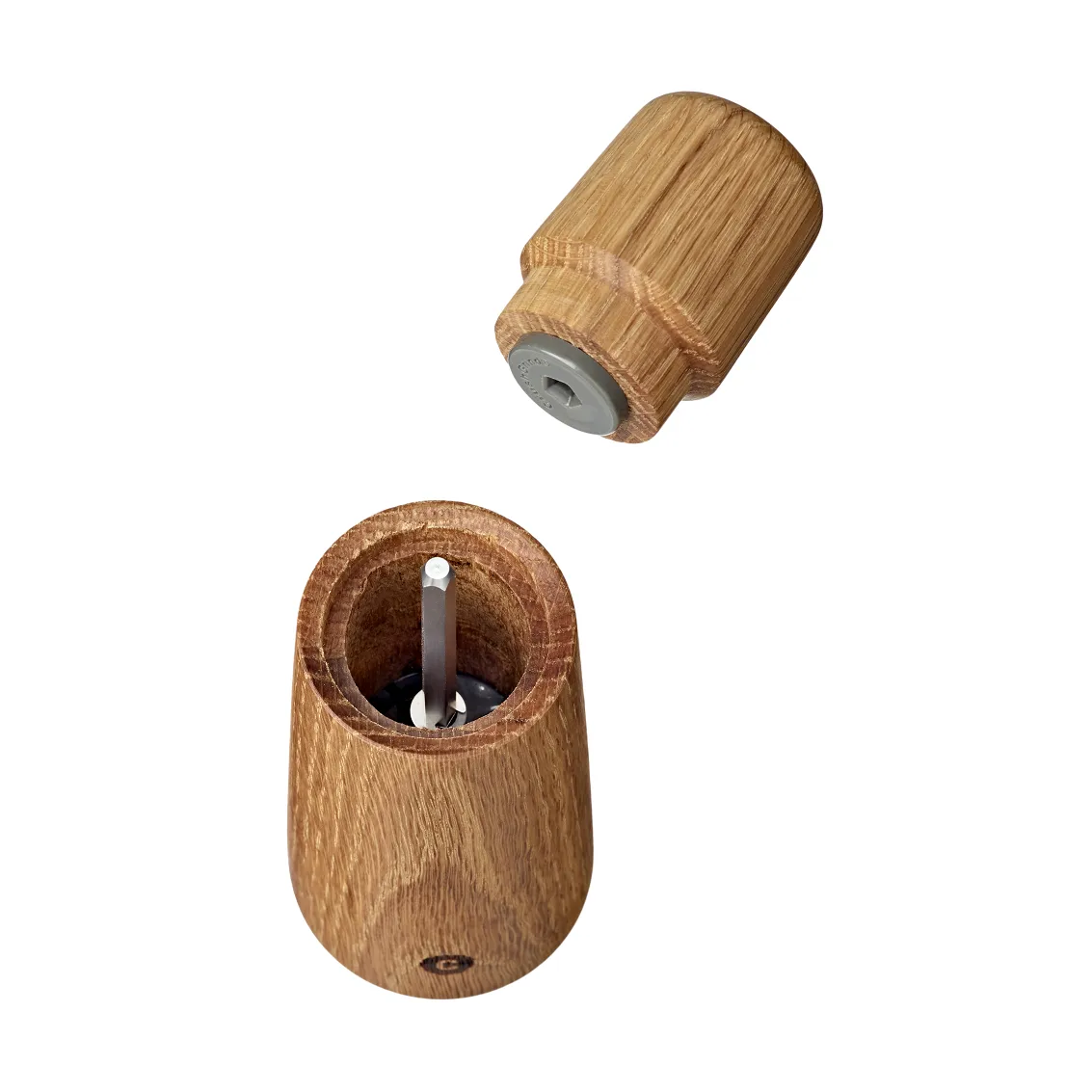 Stockholm macinapepe, Natural, FSC rovere, 11 cm Crushgrind