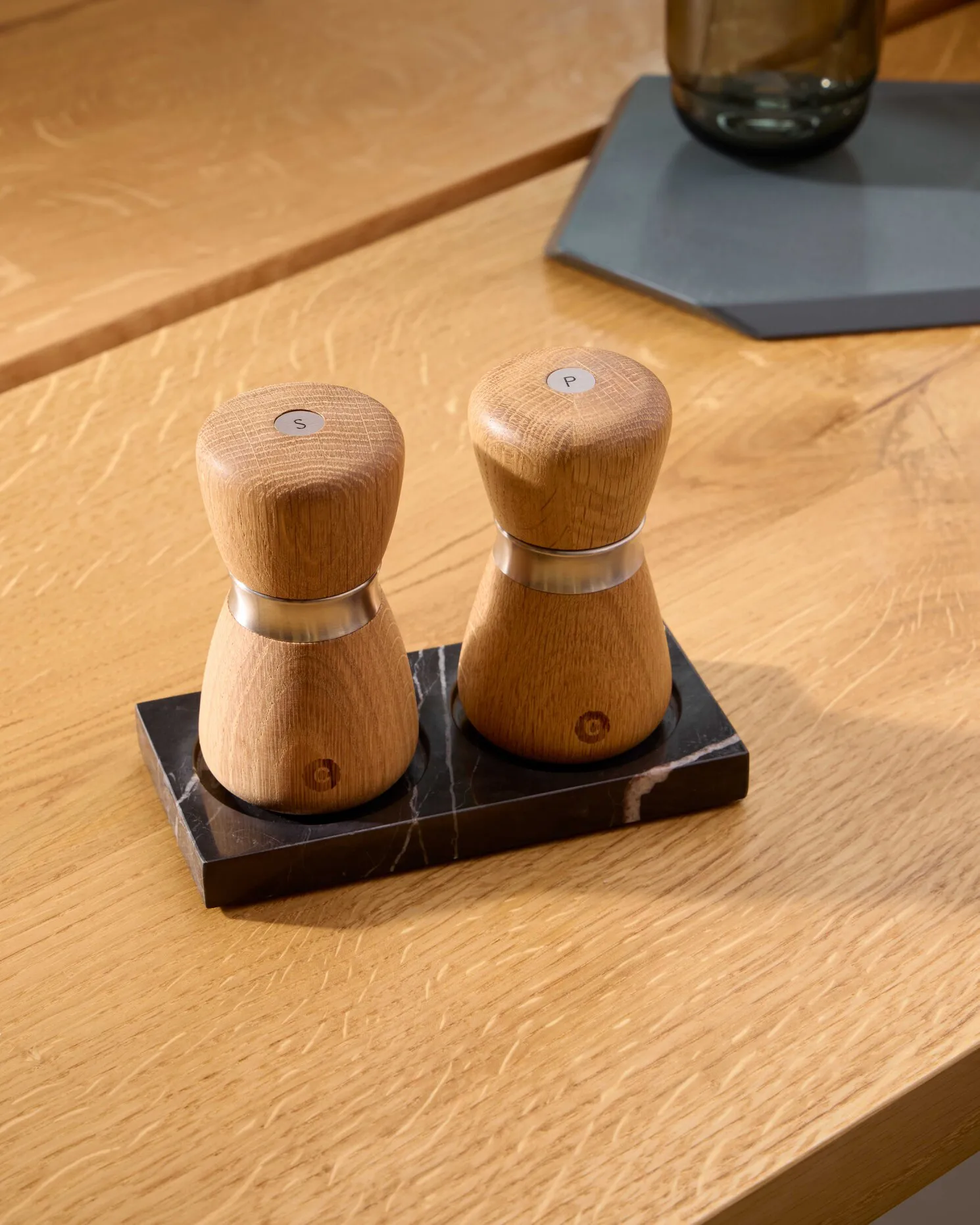 Tabletopper supporto per macinapepe, marmo nero Crushgrind