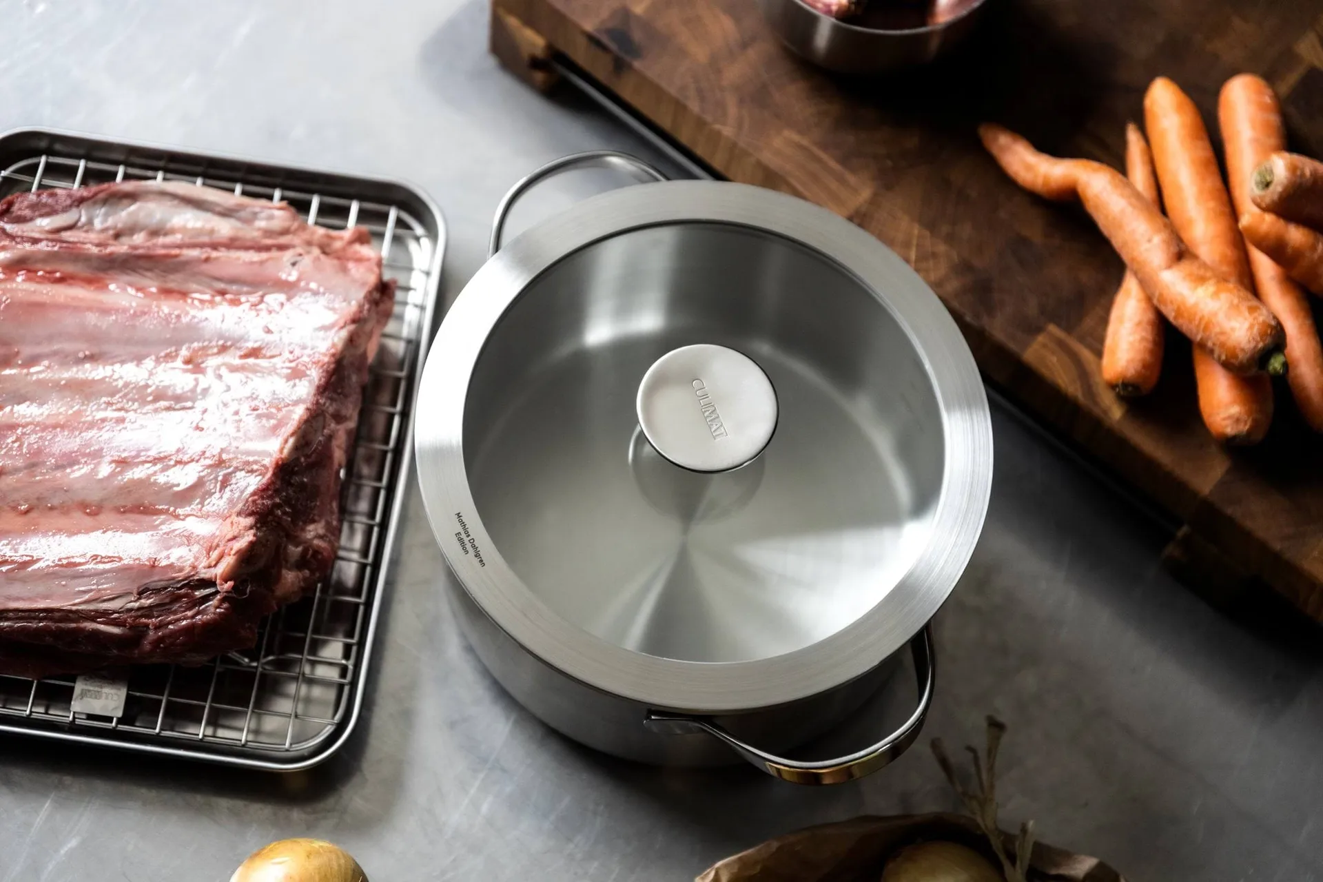 Culimat casseruola, Acciaio inossidabile, coperchio in vetro, 3 L Culimat