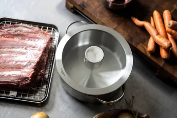 Culimat casseruola - Acciaio inossidabile, coperchio in vetro, 3 L - Culimat