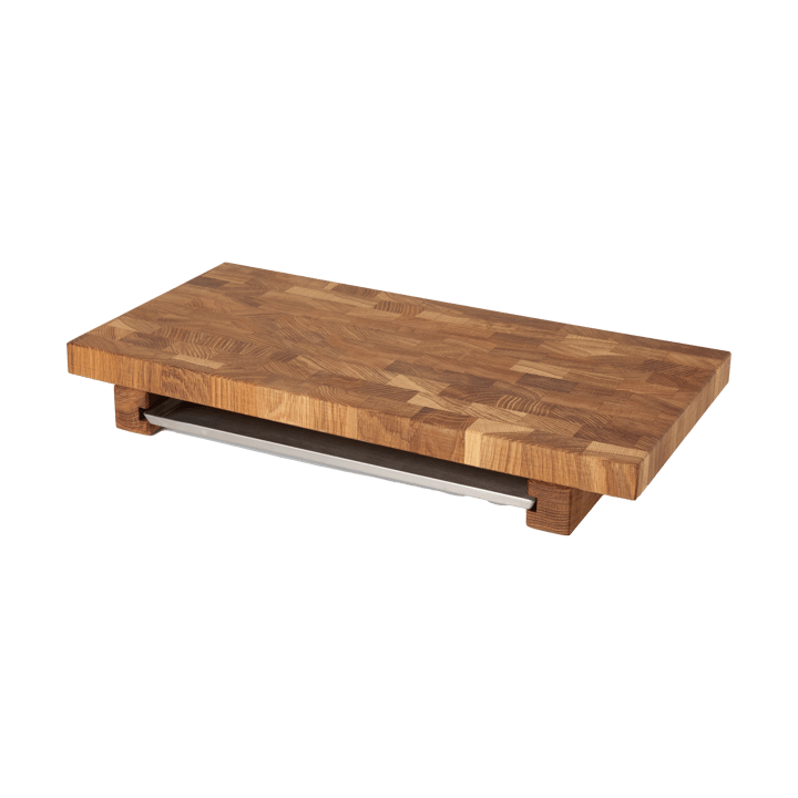 Tagliere Culimat 50x25 cm - Vassoio in rovere e acciaio inox - Culimat