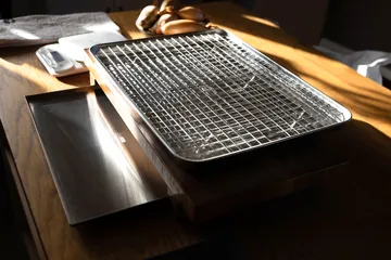 Teglia con griglia di raffreddamento Culimat - Acciaio inossidabile, 40,5x30,5 cm - Culimat