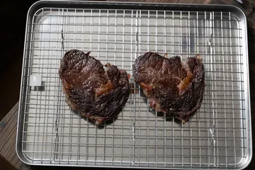 Teglia con griglia di raffreddamento Culimat - Acciaio inossidabile, 40,5x30,5 cm - Culimat