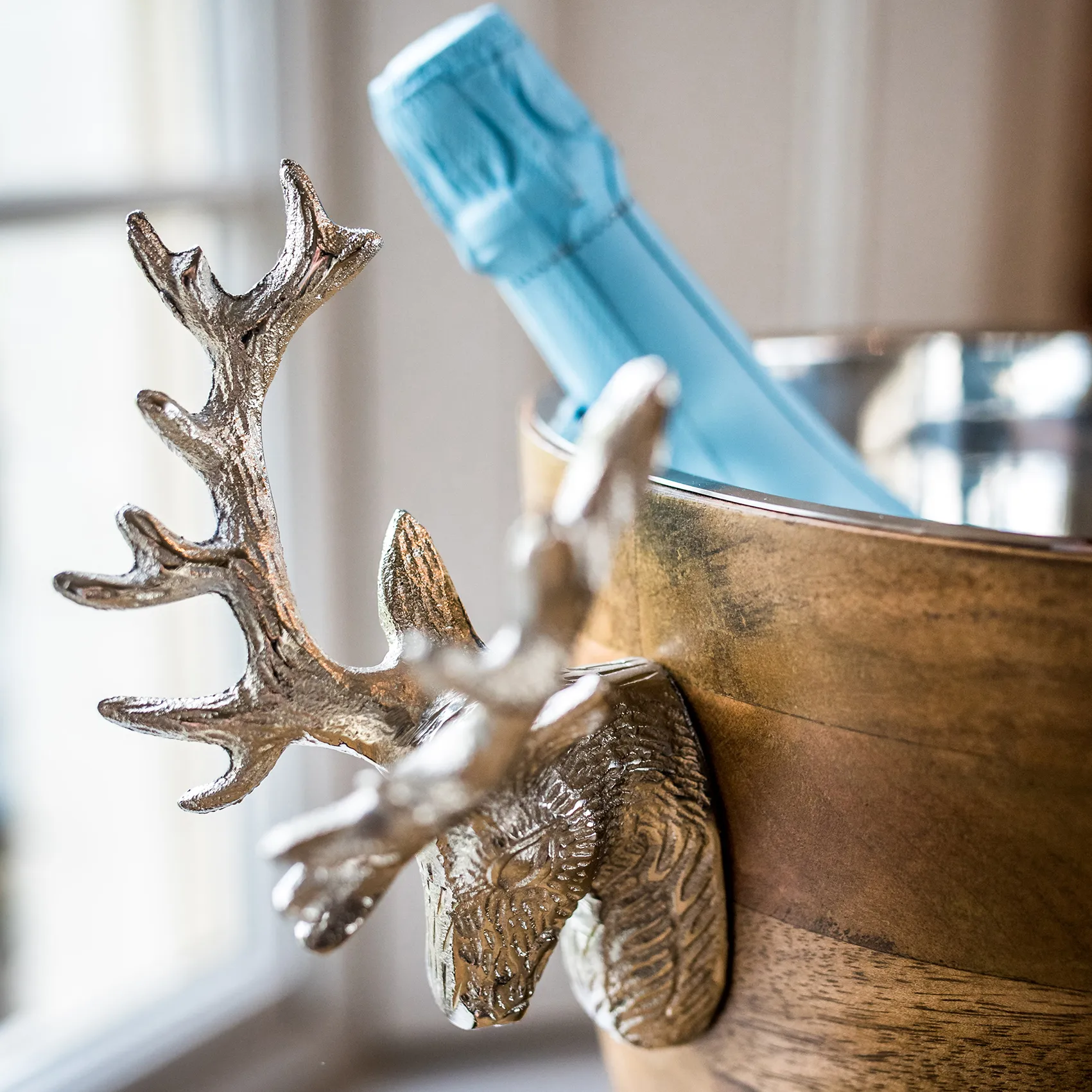 Secchiello bottiglie Huntsman legno di mango, 20 cm Culinary Concepts