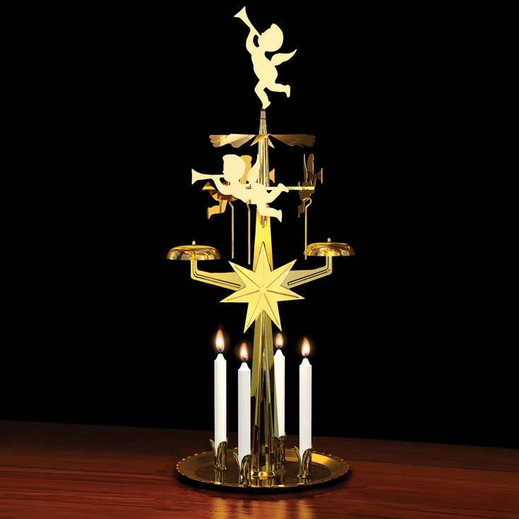 Carillon degli angeli originale, Ottone, 28 cm Dala Industrier