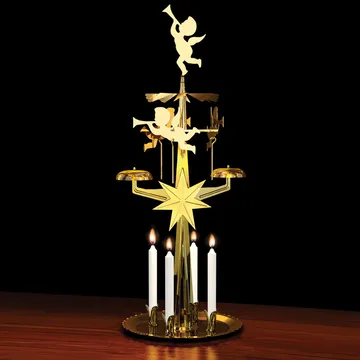 Carillon degli angeli originale - Ottone, 28 cm - Dala Industrier