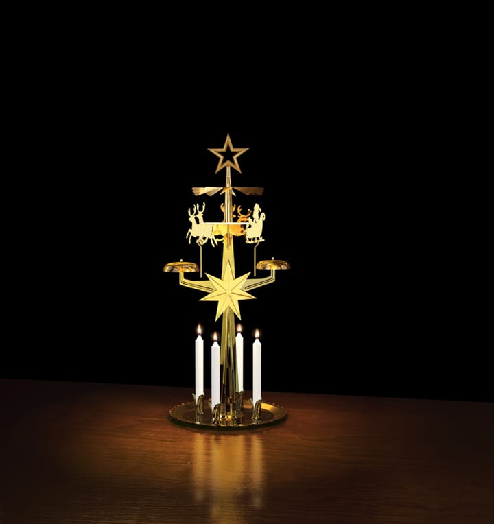 Gioco di Natale carillon angelo originale, Ottone Dala Industrier