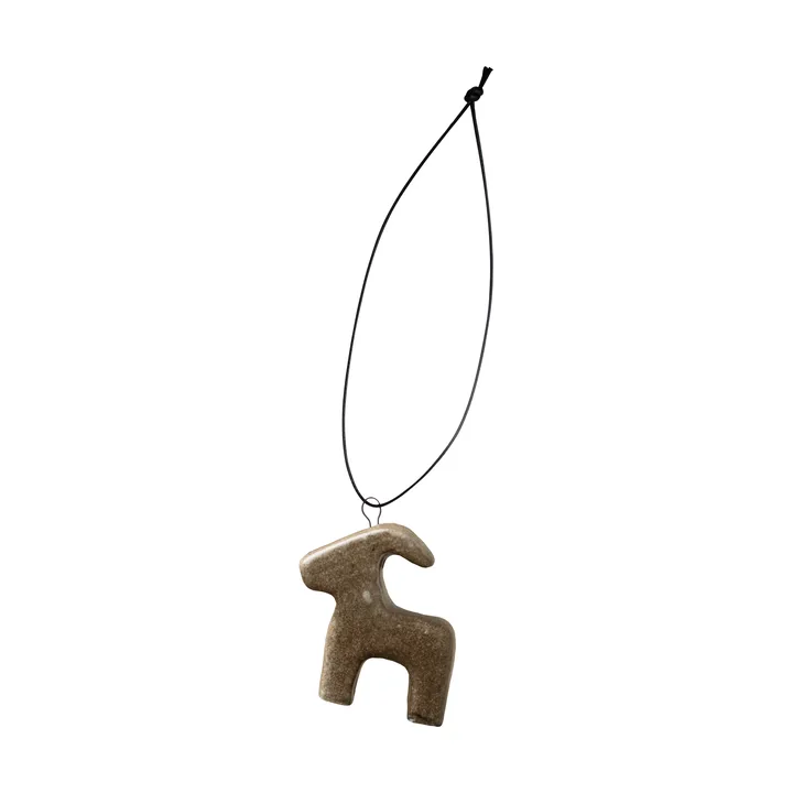 Bruse decorazione da appendere - Beige, 4x3,5 cm - DBKD