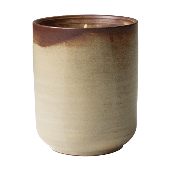 Candela profumata Burn 60 h - Crema-marrone - DBKD