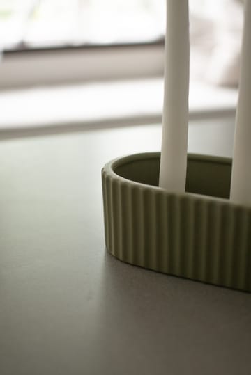 Candeliere Stripe 30 cm - Verde - DBKD