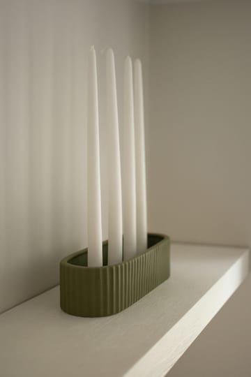 Candeliere Stripe 30 cm - Verde - DBKD