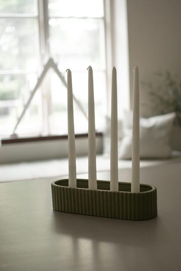 Candeliere Stripe 30 cm - Verde - DBKD