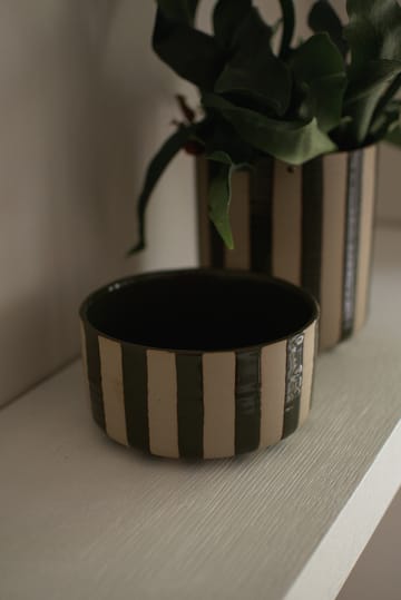 Ciotola decorativa Line Ø16 cm - Stripe Green - DBKD