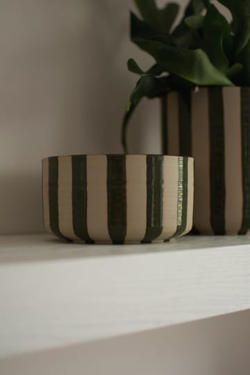 Ciotola decorativa Line Ø16 cm - Stripe Green - DBKD