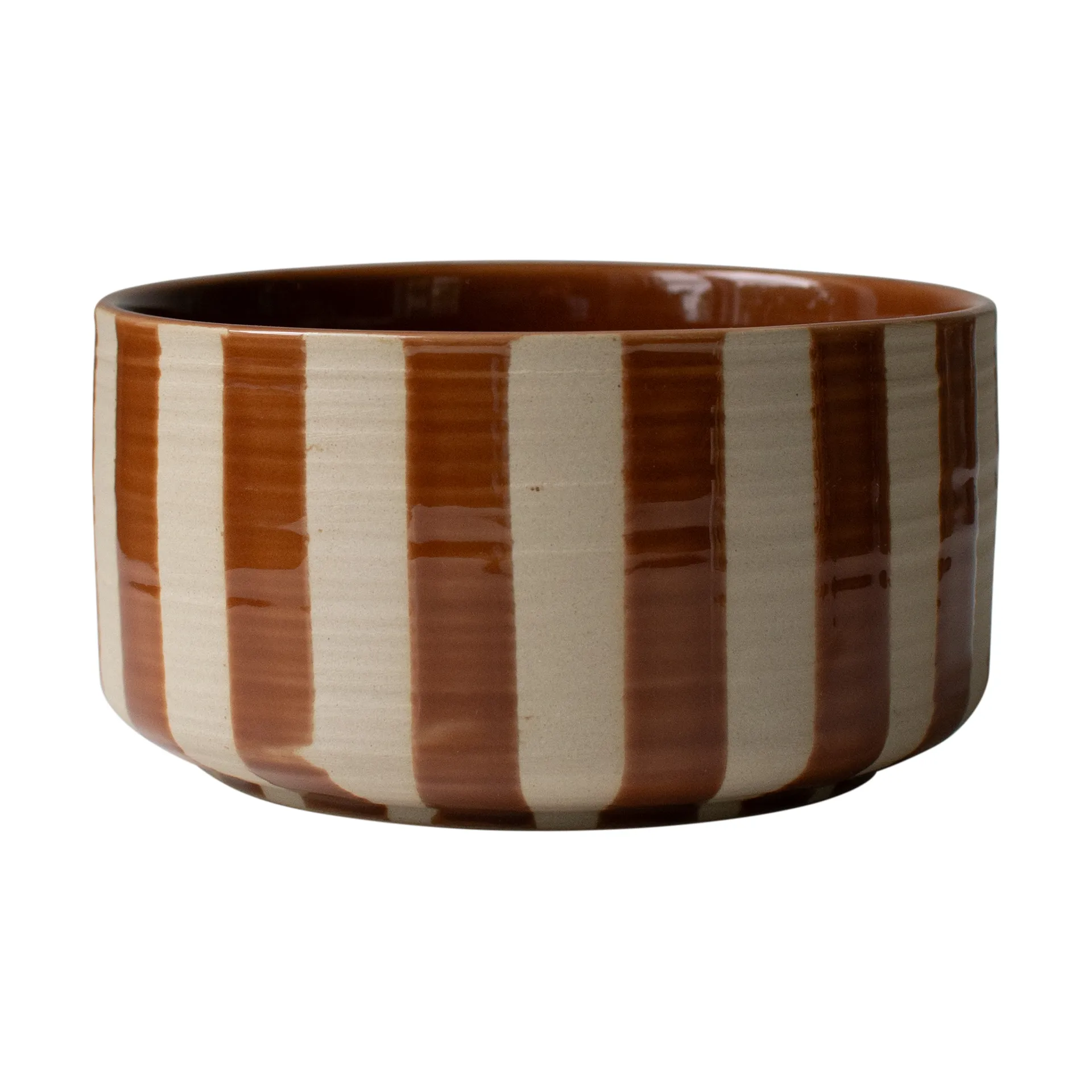 Ciotola decorativa Line Ø16 cm, Stripe nougat DBKD