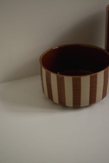 Ciotola decorativa Line Ø16 cm - Stripe nougat - DBKD