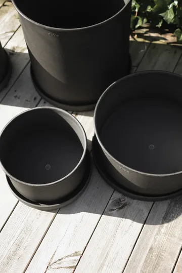 Ciotola per piante confezione da 2 - Nero - DBKD