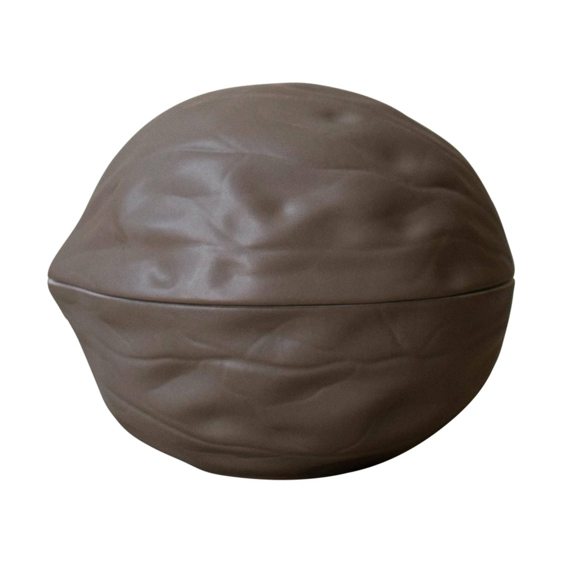 Ciotola Walnut con coperchio, Polvere DBKD