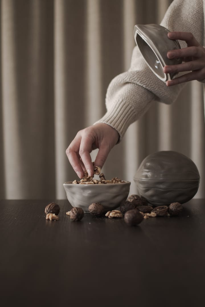Ciotola Walnut con coperchio, Shiny mole DBKD