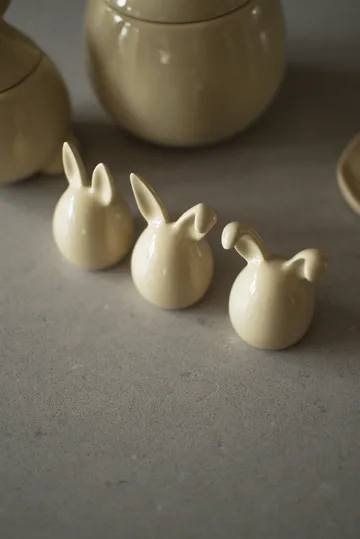 Coniglietto di Pasqua Triplets confezione da 3 - Giallo lucido - DBKD