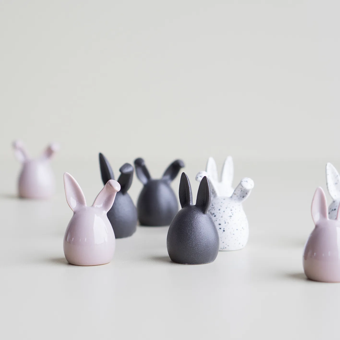 Coniglietto di Pasqua Triplets confezione da 3, White dot DBKD