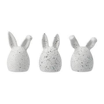 Coniglietto di Pasqua Triplets confezione da 3 - White dot - DBKD