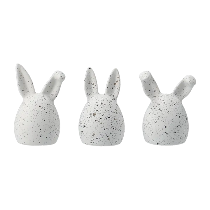 Coniglietto di Pasqua Triplets confezione da 3 - White dot - DBKD